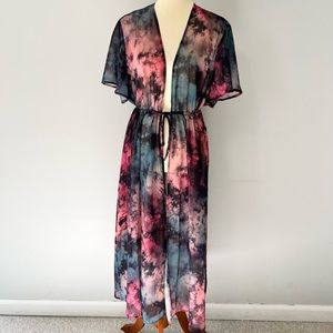 Torrid Tie-Dye Duster Kimono